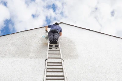 Peinture extérieure à la Chapelle-des-Fougeretz — façades et ravalement